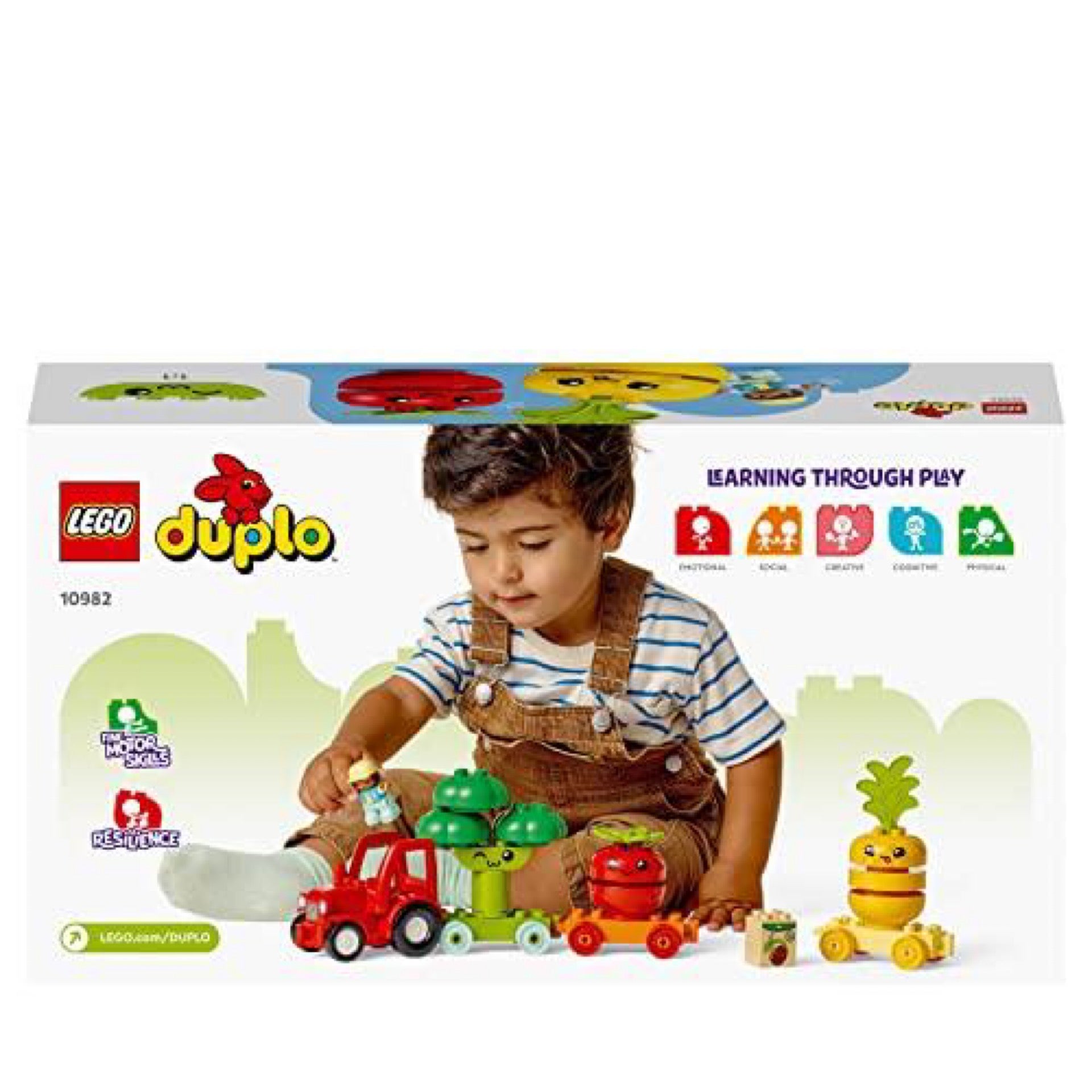 LEGO 10982 Duplo My First Fruit and Vegetable Tractor Toy